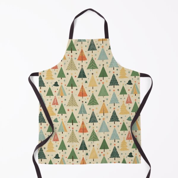 Item preview, Retro Christmas Tree Pattern designed and sold by ArtFactoryAI.