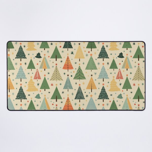 Item preview, Retro Christmas Tree Pattern designed and sold by ArtFactoryAI.