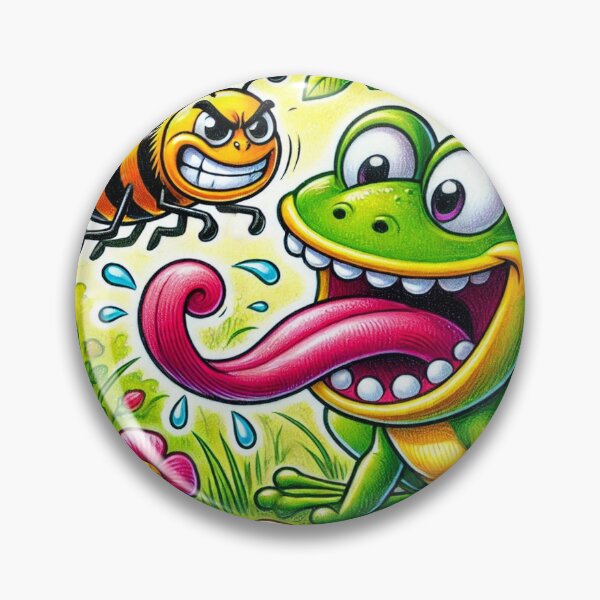 Item preview, The Frog's Playful Chase designed and sold by OpraOpra.