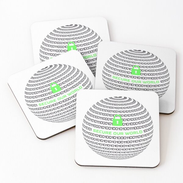 Item preview, Secure our world. A great gift for people who care about cybersecurity. designed and sold by Krzysztof Siwek.