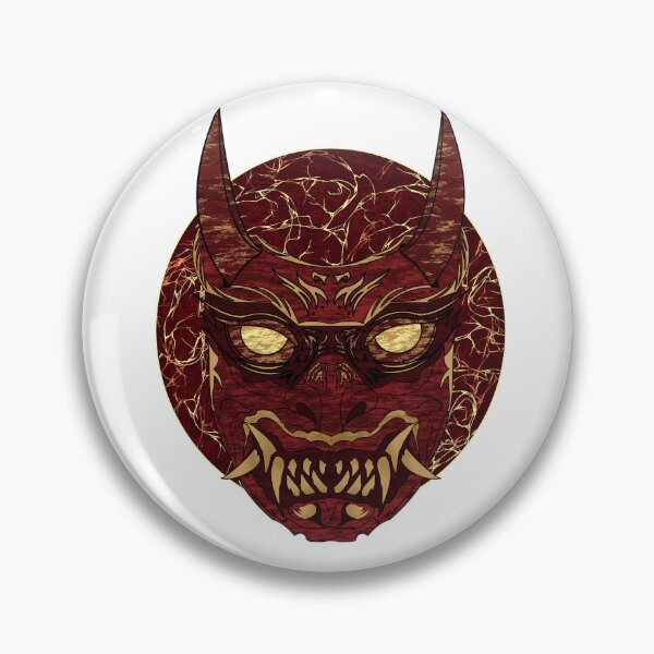 Item preview, Oni (Demon) Mask designed and sold by WeebStoreTees.