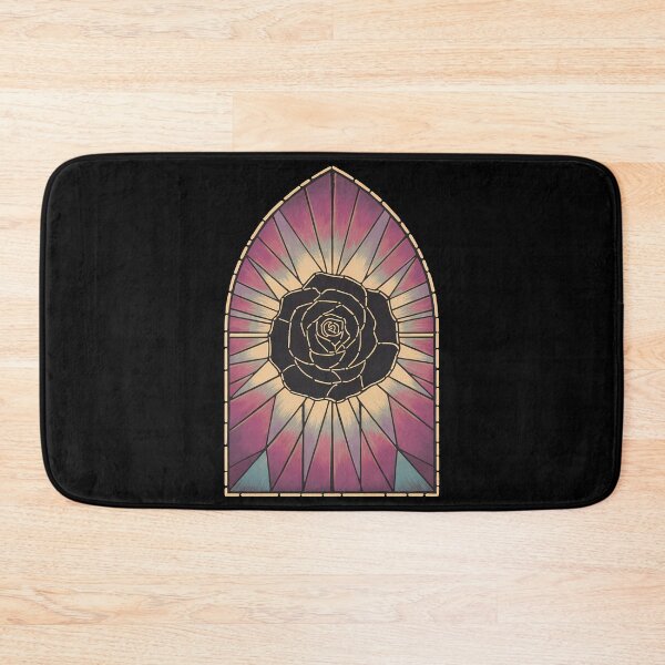 Item preview, Stainglass Celestial Rose Retro Gothic Portal designed and sold by VitrauxNoirs.