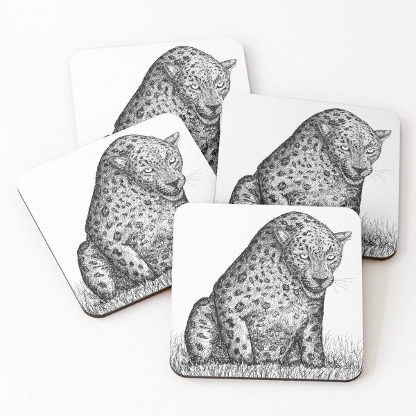 Item preview, The Leopard is Watching! designed and sold by Crosshatching.