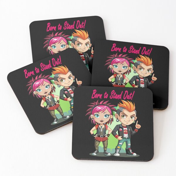 Artikelvorschau, Born to Stand Out - Mutige Charaktere im Punk-Stil entworfen und verkauft von AgarutanPrint.