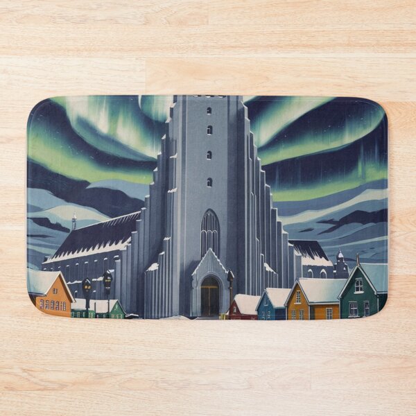 Item preview, Reykjavik Vintage Travel Poster designed and sold by TravelerRat.