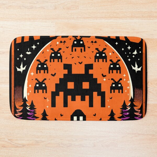 Item preview, Juegos retro de Halloween de Space Invaders designed and sold by KitonicTees.