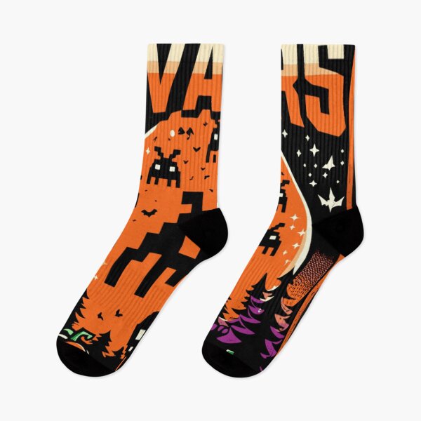 Item preview, Space Invaders Retro Halloween Gaming designed and sold by KitonicTees.