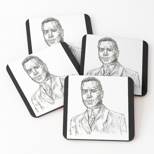 Item preview, Oscar Micheaux designed and sold by Alphaholics Non-Anonymous Art Studios.