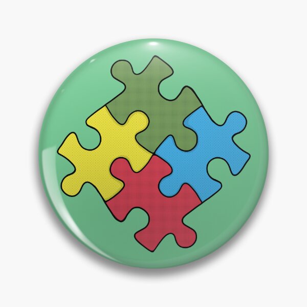Item preview, Colorful Puzzle Pieces designed and sold by shopdiego.