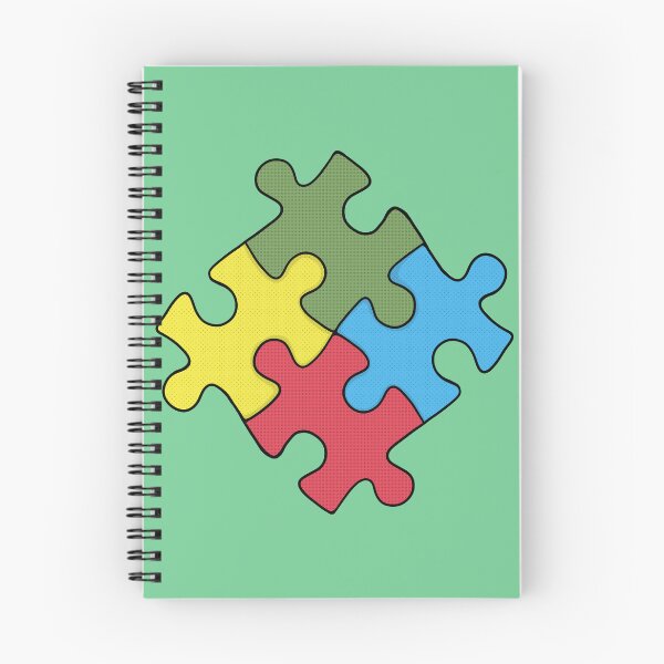 Item preview, Colorful Puzzle Pieces designed and sold by shopdiego.