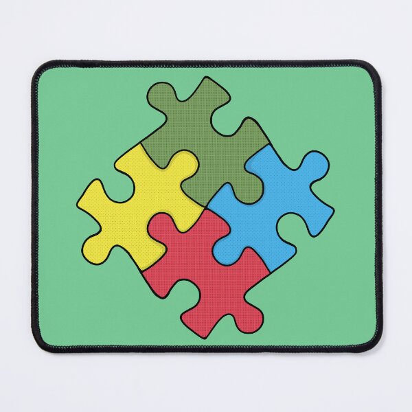 Item preview, Colorful Puzzle Pieces designed and sold by shopdiego.