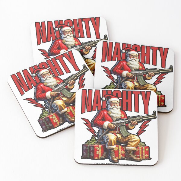 Item preview, Funny Naughty List Santa Claus Slogan designed and sold by AuroraIllArena.