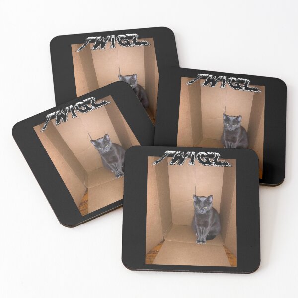 Item preview, Twigz the Cat in a Box designed and sold by mmBugJuice.