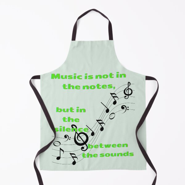 Item preview, Music is not in the notes, but in the silence between the sounds, music designed and sold by AccessibleShop.