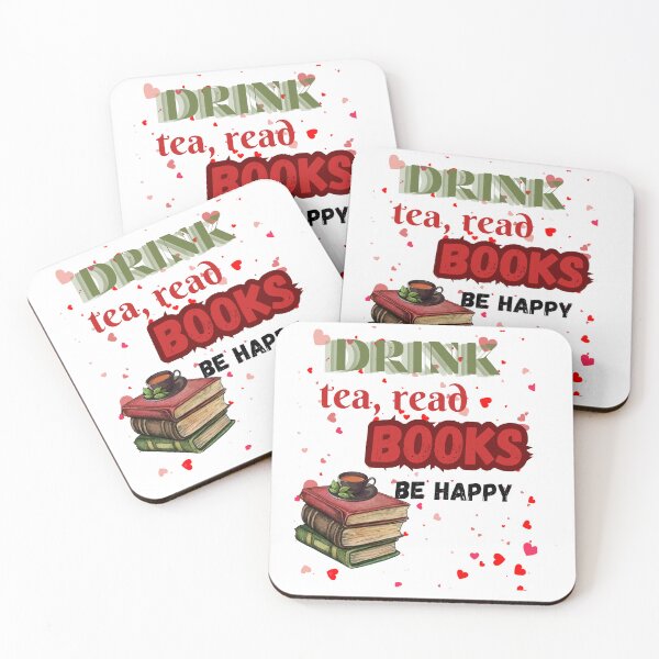 Item preview, Drink tea, read books be happy designed and sold by AccessibleShop.