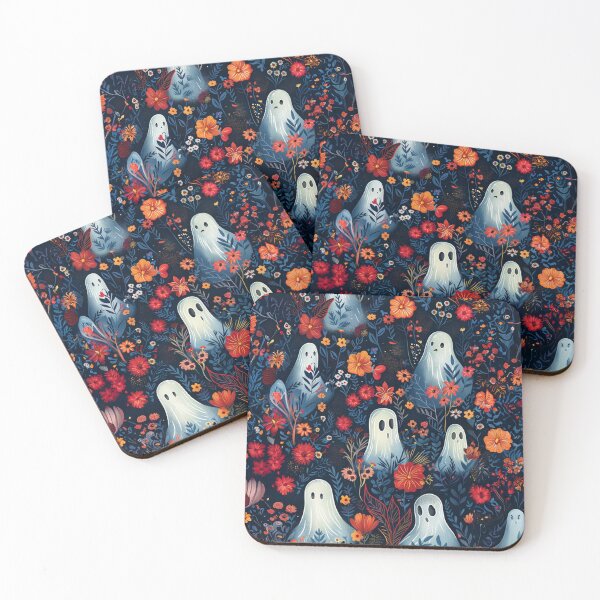 Item preview, Floral Ghost Wallpaper designed and sold by KreativeKathryn.