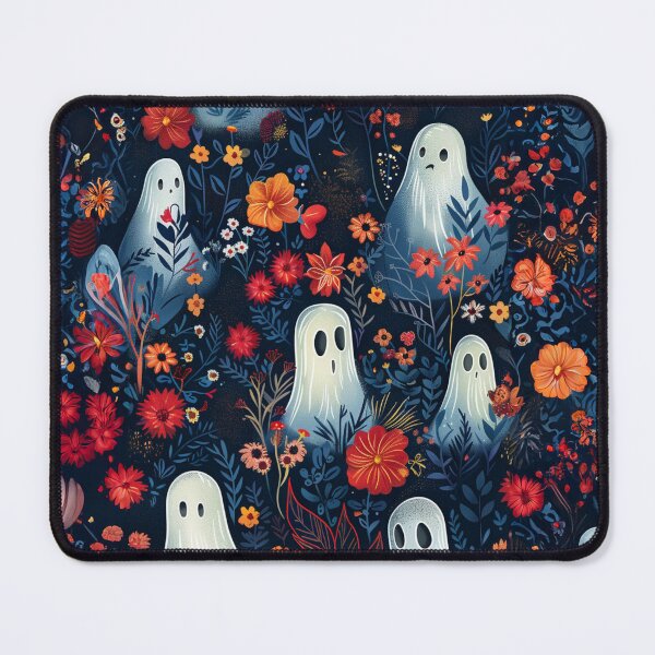 Item preview, Floral Ghost Wallpaper designed and sold by KreativeKathryn.