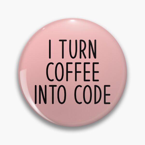 Item preview, I Turn Coffee Into Code Funny Programmer designed and sold by kamrankhan.
