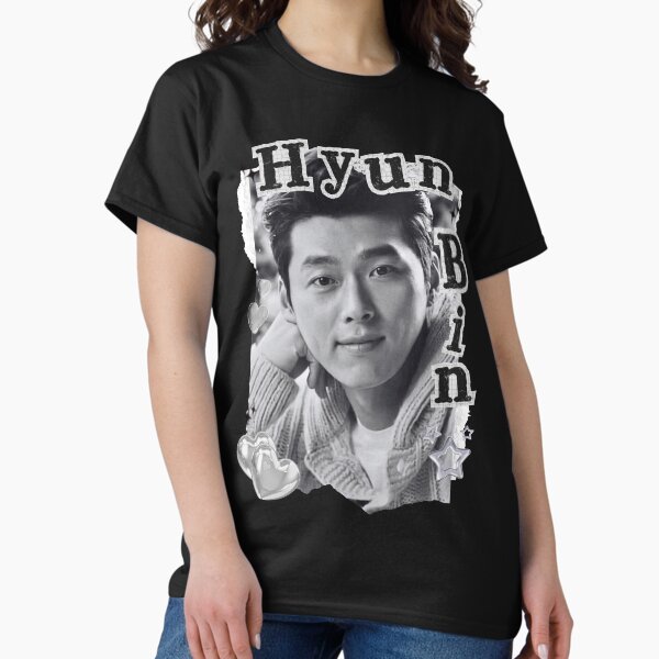 Item preview, Hyun Bin Collage: Striking Black and White Art designed and sold by AJUNICE STUDIO.