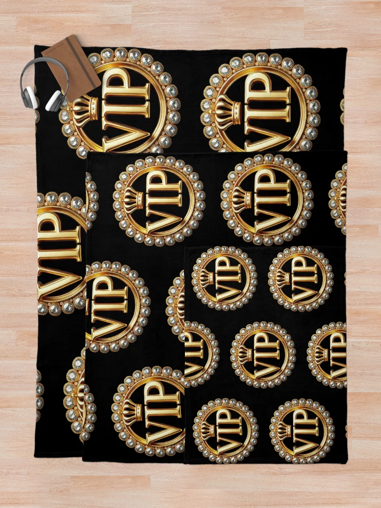Imagen 5 de 6, Manta con la obra VIP, diseñada y vendida por GoldenPattern.