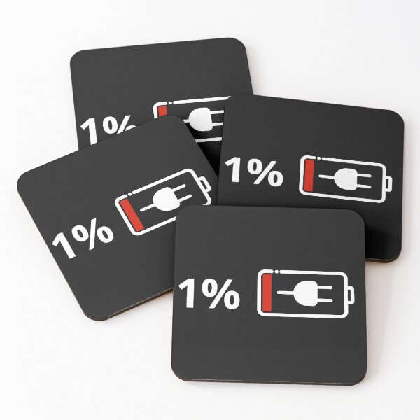 Item preview, 1% low battery designed and sold by AccessibleShop.