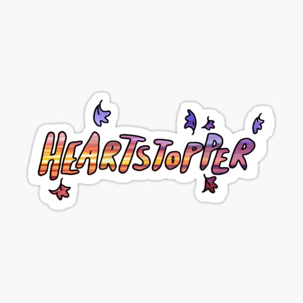 Vista previa del artículo con la obra «Logotipo de puesta de sol de Heartstopper», diseñado y vendido por RuthandRose.