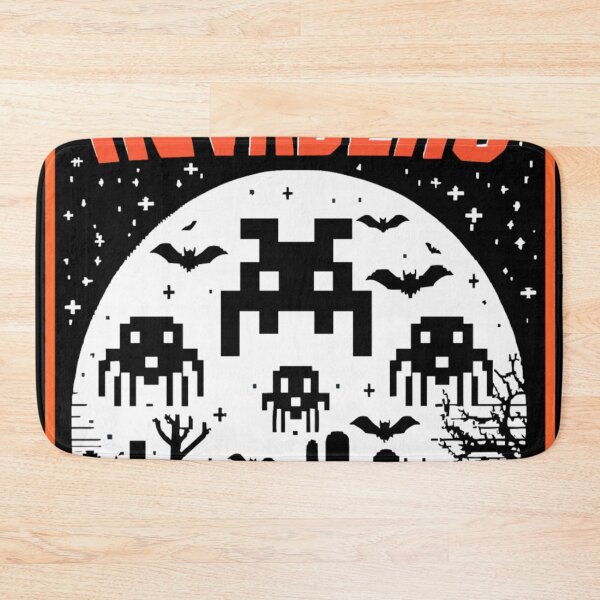 Item preview, Juegos retro de Halloween de Space Invaders designed and sold by KitonicTees.