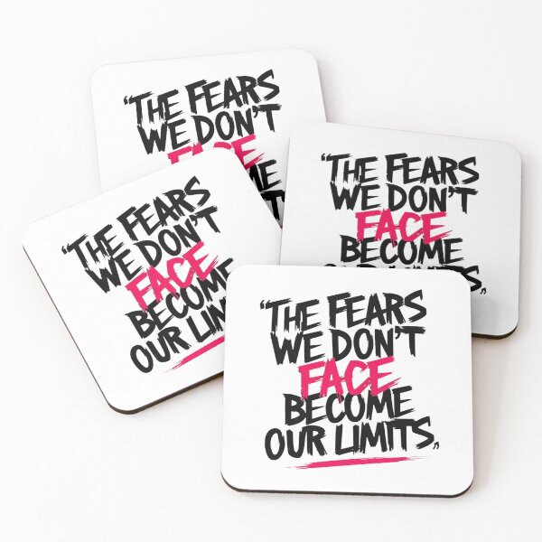 Item preview, THE FEARS WE DON'T FACE BECOME OUR LIMITS, designed and sold by PGAart.