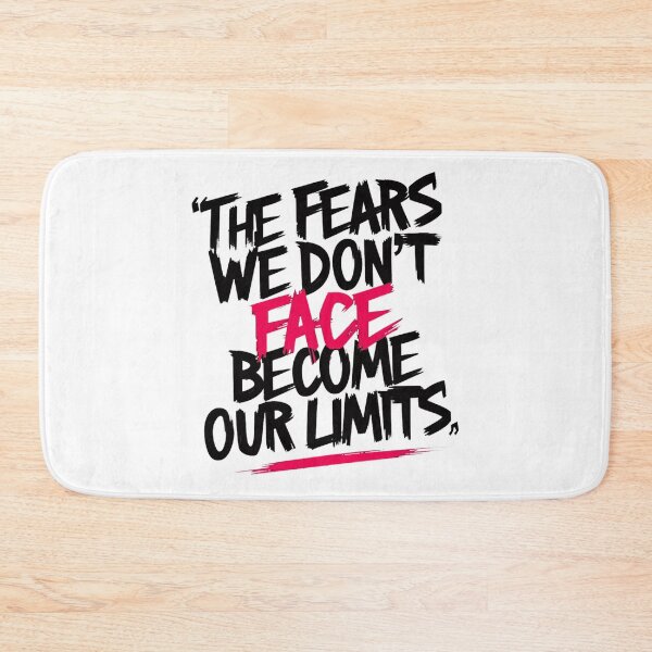 Item preview, THE FEARS WE DON'T FACE BECOME OUR LIMITS, designed and sold by PGAart.