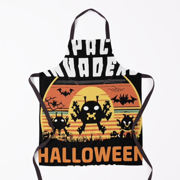 Item preview, Juegos retro de Halloween de Space Invaders designed and sold by KitonicTees.