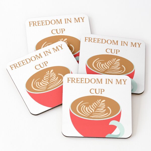 Item preview, ☕ Morning Freedom in My Cup ? designed and sold by TShirtCrafters.