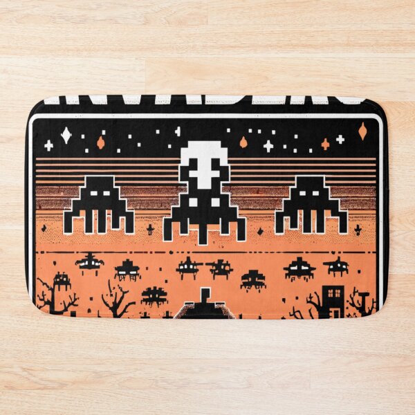 Item preview, Juegos retro de Halloween de Space Invaders designed and sold by KitonicTees.