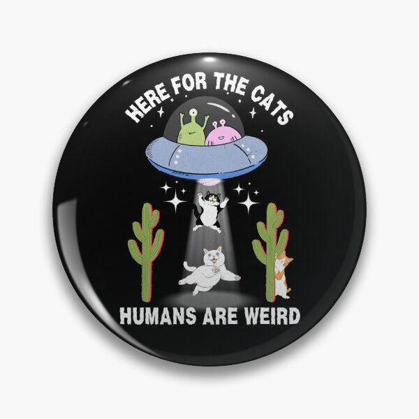 Item preview, Love Cats Here For The Cats Humans Are Weird  designed and sold by LOVECURIO.