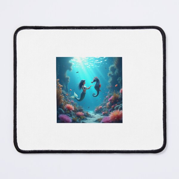 Item preview, Mermaid playing with seahorse designed and sold by Ganador96.