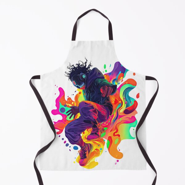 Item preview, Dynamic anime character in neon colors with playful expressions and abstract shapes. designed and sold by Jasava Shop.