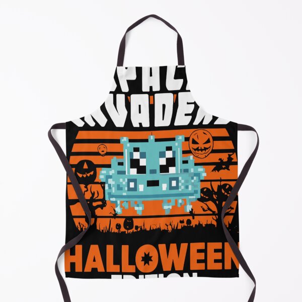 Item preview, Juegos retro de Halloween de Space Invaders designed and sold by KitonicTees.