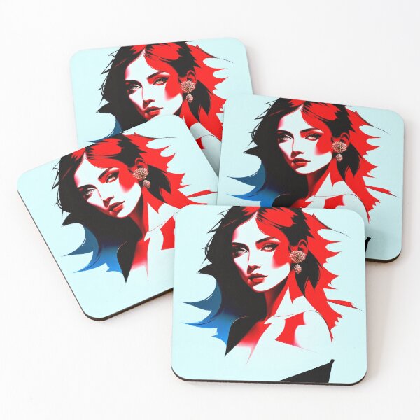 Item preview, RedBlackColorWoman designed and sold by 3dvirtualand.