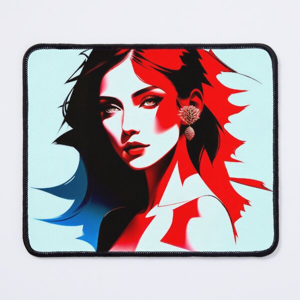 Item preview, RedBlackColorWoman designed and sold by 3dvirtualand.