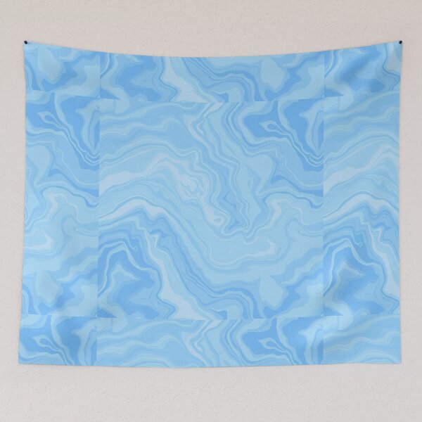 Item preview, Smooth Light Blue Marbled Surface – Elegant Background for Wallpaper, Website, or Header designed and sold by hjian8219.