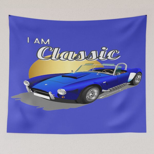 Item preview, I am classic, Dark Blue convertible car designed and sold by You168.