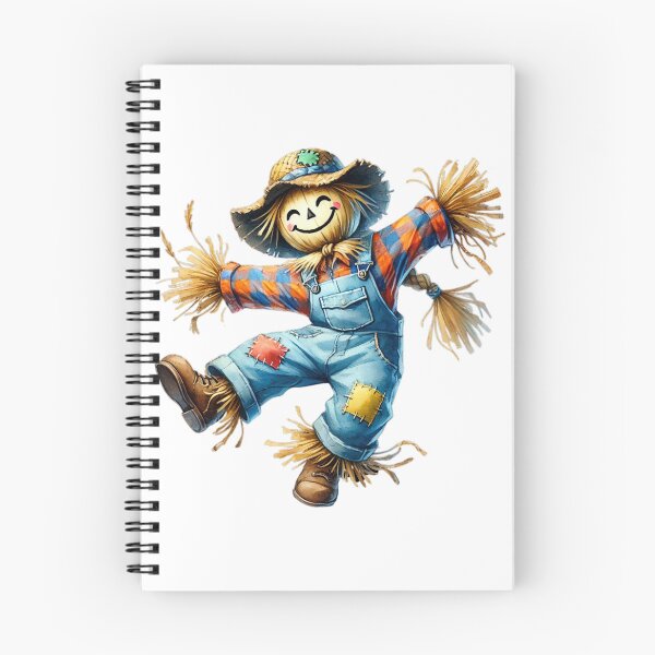 Item preview, Cheerful Scarecrow Dancing in Overalls designed and sold by Little Care Studio.