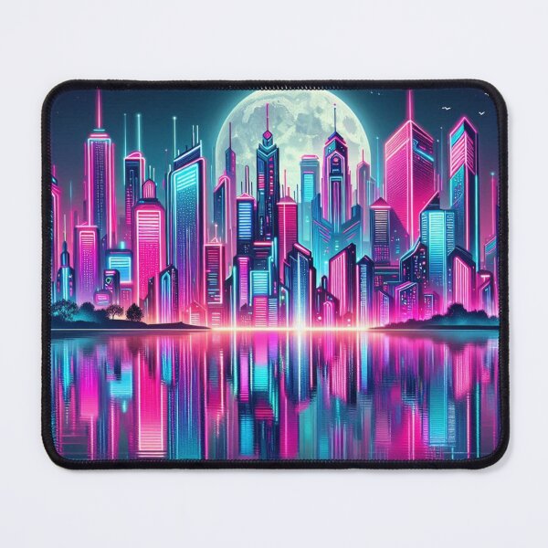 Item preview, Neon City of the Future designed and sold by KCBearDesigns.