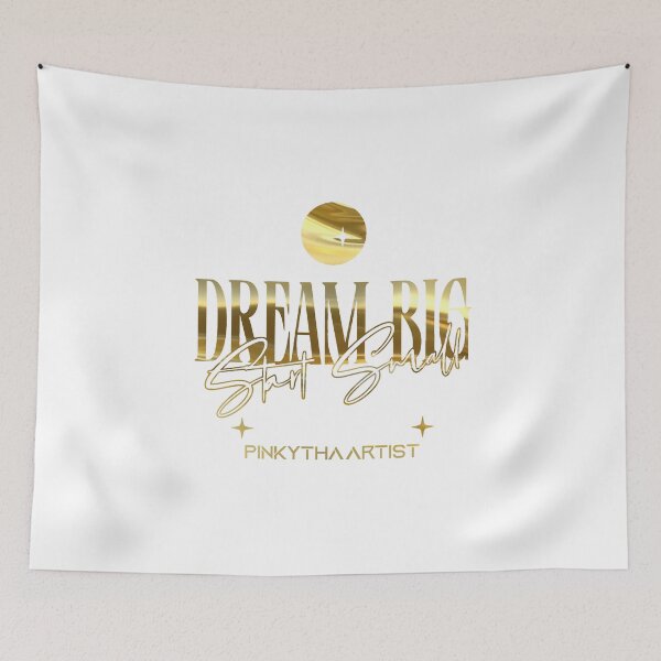 Item preview, Dream Big - WHITE designed and sold by PinkyThaArtist.