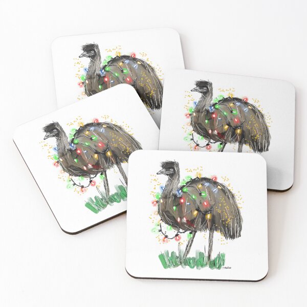 Item preview, Christmas Emu designed and sold by TraceyMackieArt.