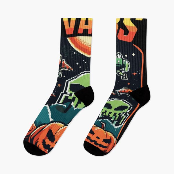 Item preview, Space Invaders Retro Halloween Gaming designed and sold by KitonicTees.