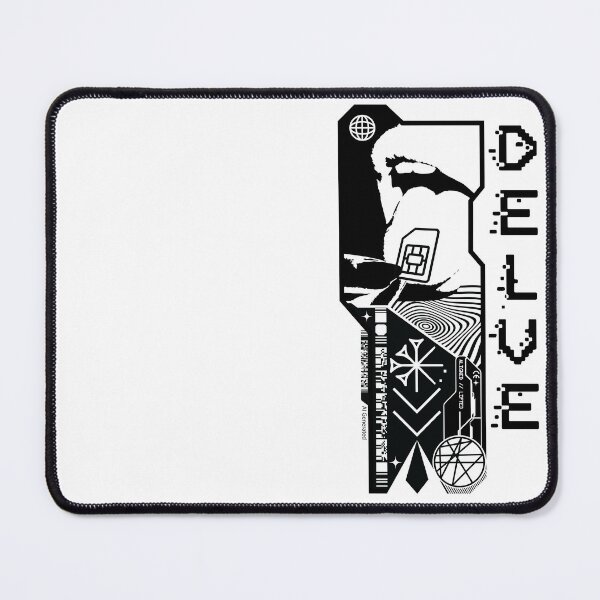 Item preview, (Black Text) Sacred Geometry Latent Space Cyber Psychonauts DELVE designed and sold by ScientiaAcLabor.