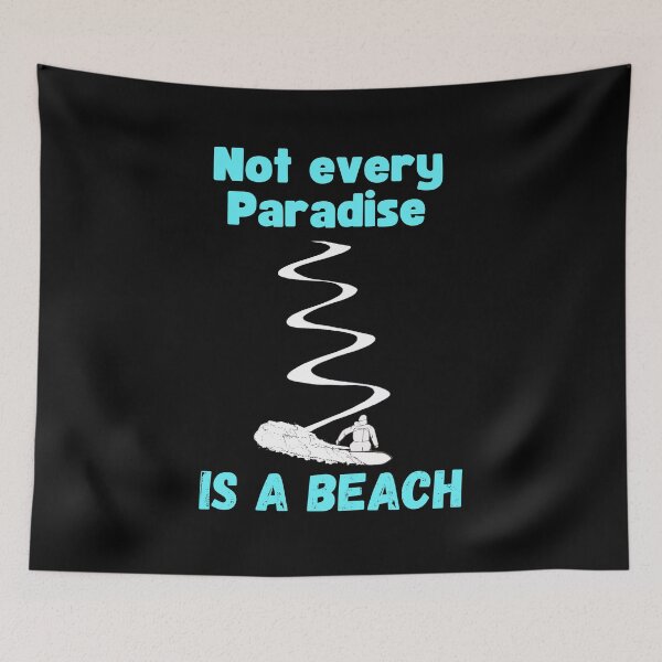 Item preview, Funny snowboard quote Snowboarder riding deep powder snow  designed and sold by Artstastic.