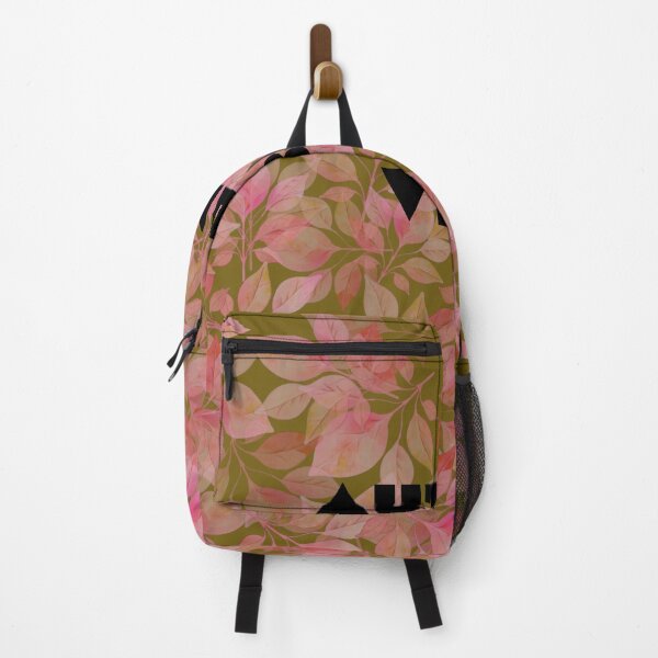 Item preview, "Autumn Vibes" inscription in autumn style. Black , khaki , pink. designed and sold by My-fake-places.