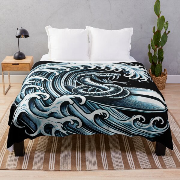 Item preview, Snake Rider of the Ocean, Surfing with Fangs designed and sold by leyfinder.