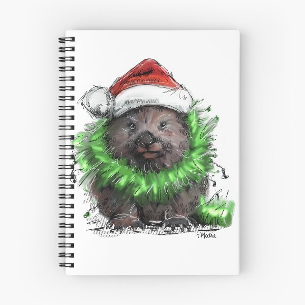 Item preview, Christmas Wombat designed and sold by TraceyMackieArt.